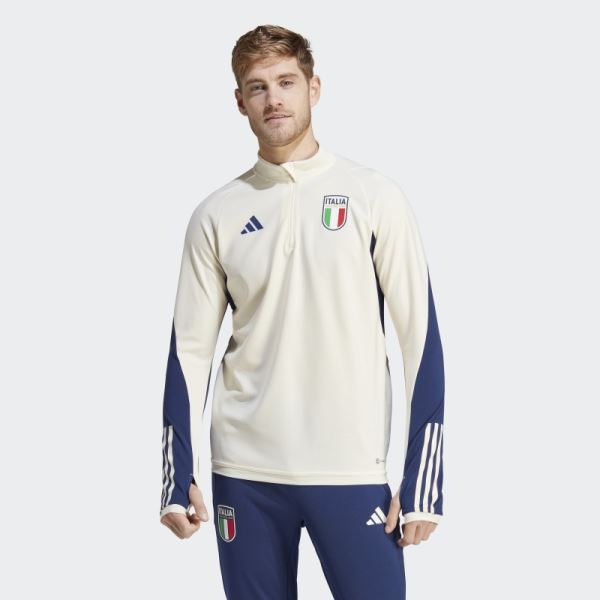 White Adidas Italy Tiro 23 Training Top