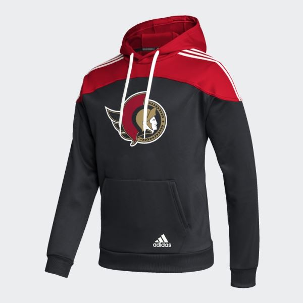 Adidas Black Senators 22 NHL Pullover Hoodie