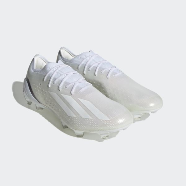 Adidas White X Speedportal.1 Firm Ground Boots