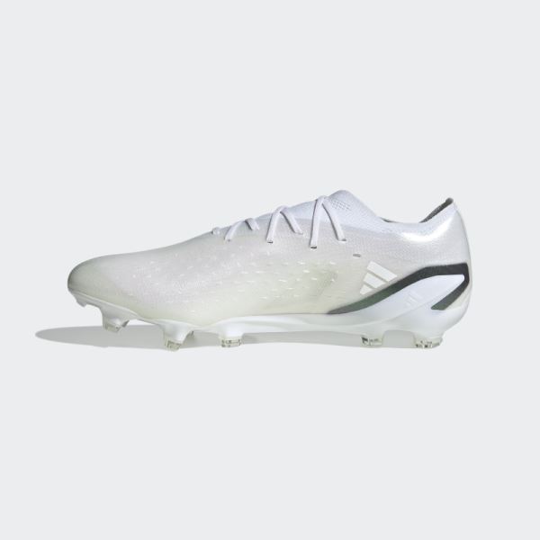 Adidas White X Speedportal.1 Firm Ground Boots