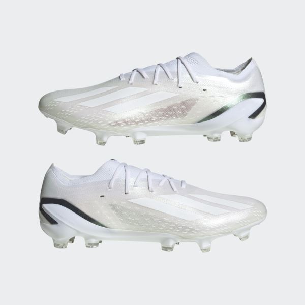 Adidas White X Speedportal.1 Firm Ground Boots