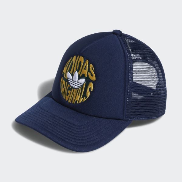 Spiral Trucker Hat Adidas Night Indigo