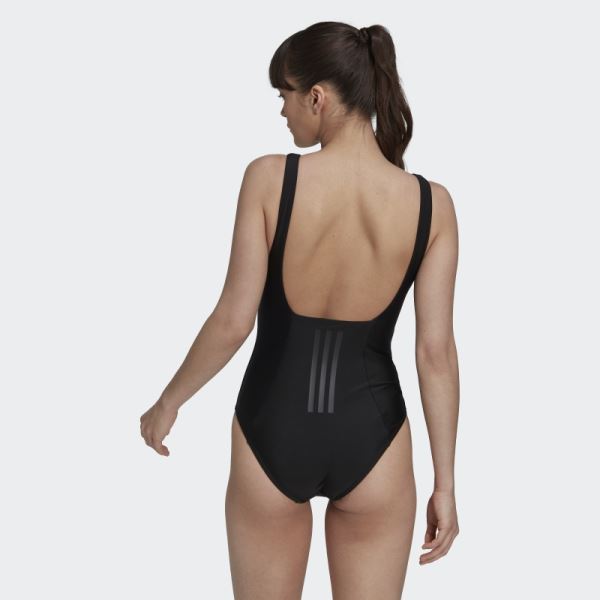 Black Adidas Iconisea Premium Swimsuit