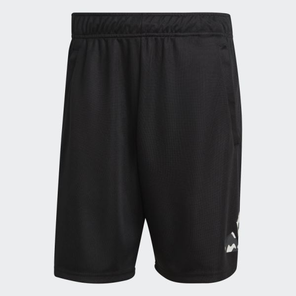 Black Train Essentials Seasonal Training Shorts Adidas