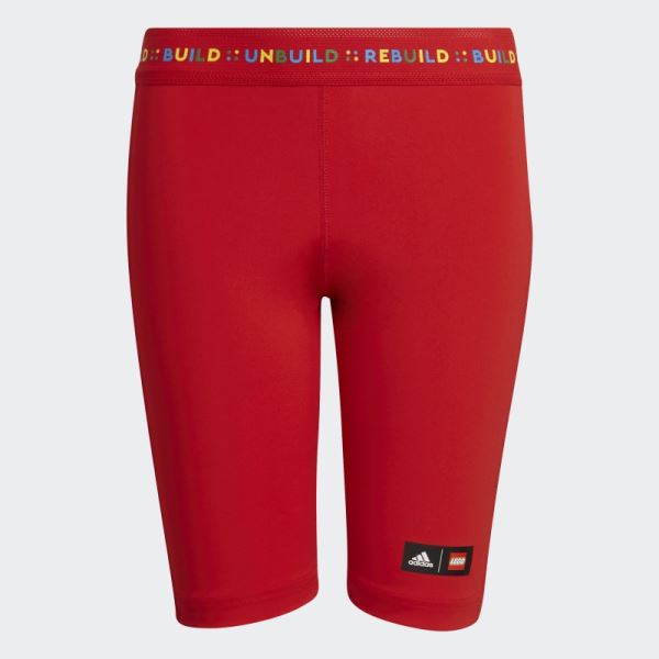 Adidas x LEGO Play Short Tights Red