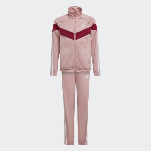 AEROREADY Colorblock Polyester Tracksuit Mauve Adidas