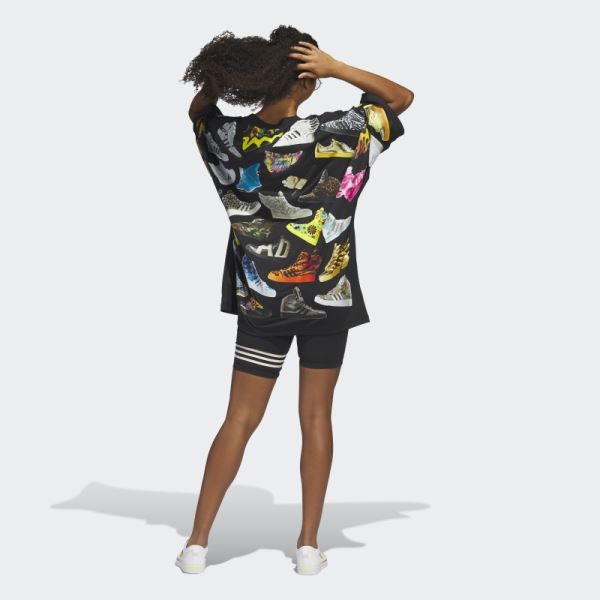 Adidas Black Jeremy Scott Archive Tee Dress