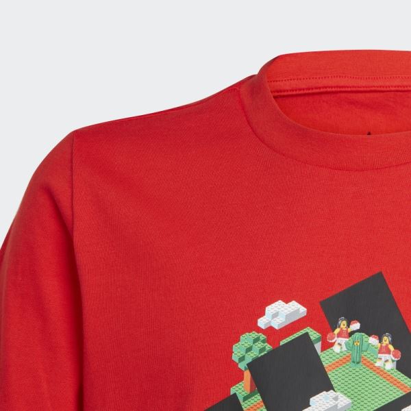 Red Hot Adidas x LEGO Graphic Tee