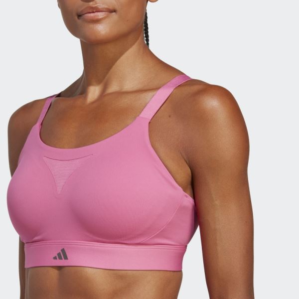 Adidas Fuchsia TLRD Impact Training High-Support Bra