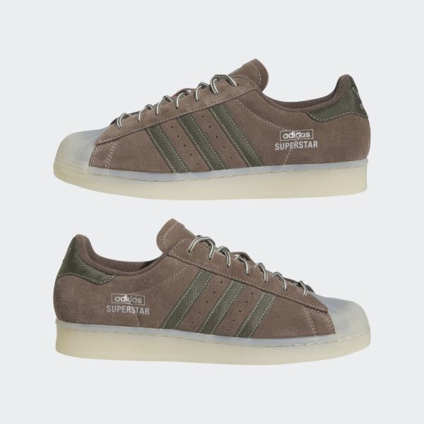 Earth Adidas Superstar Shoes