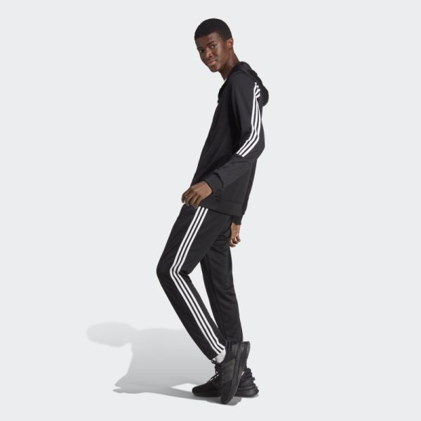 Adidas 3-Stripes Tracksuit Black