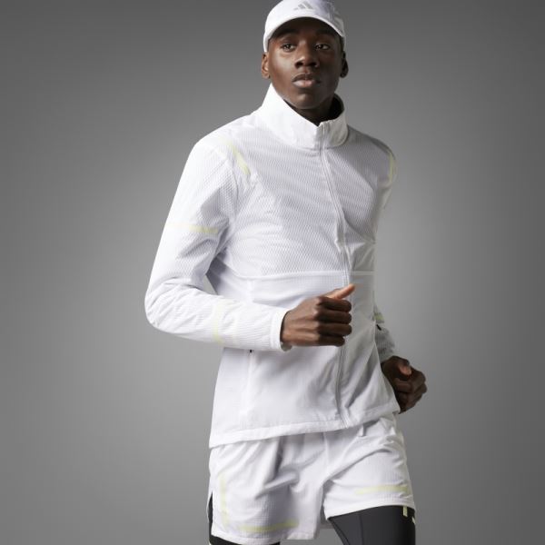 White Adidas X-City Reflect At Night Jacket