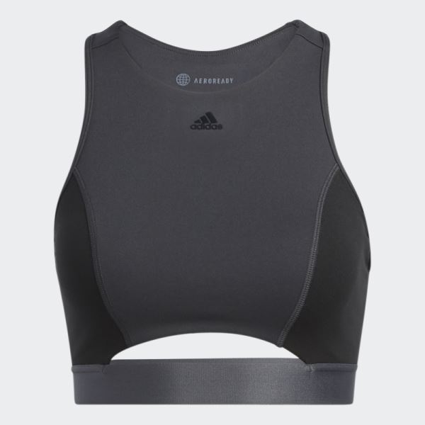 CoreFlow Medium-Support Bra Carbon Adidas