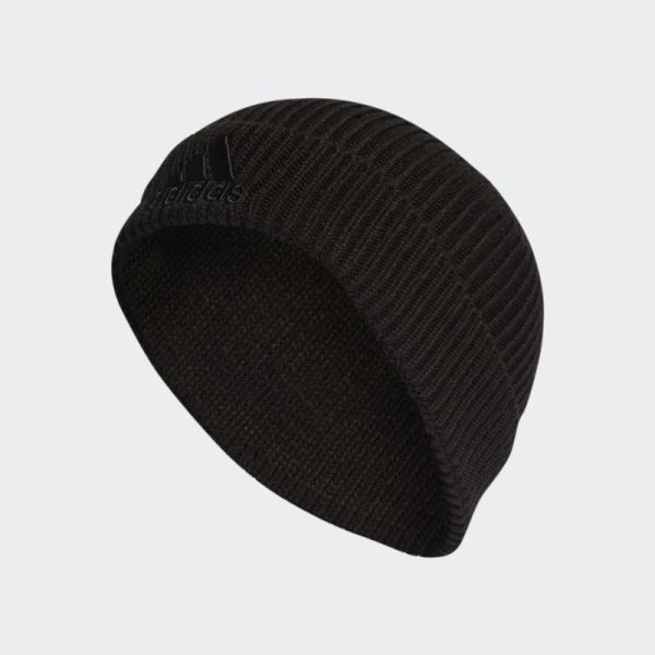 Two-Colored Logo Beanie Black Adidas