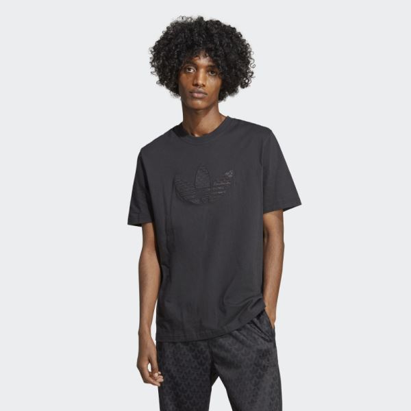 Adidas Black Graphics Monogram Tee