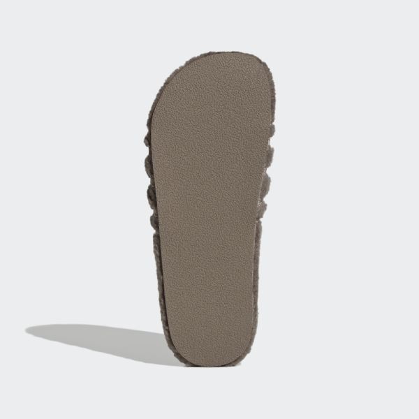 Simple Brown Adidas Adilette Slides