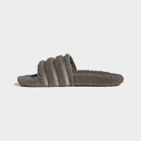 Simple Brown Adidas Adilette Slides