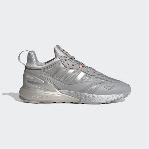 Grey Adidas ZX 2K BOOST 2.0 Shoes