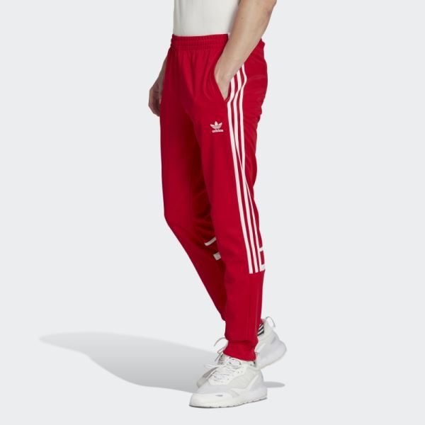 Scarlet Adidas Adicolor Classics Cutline Pant