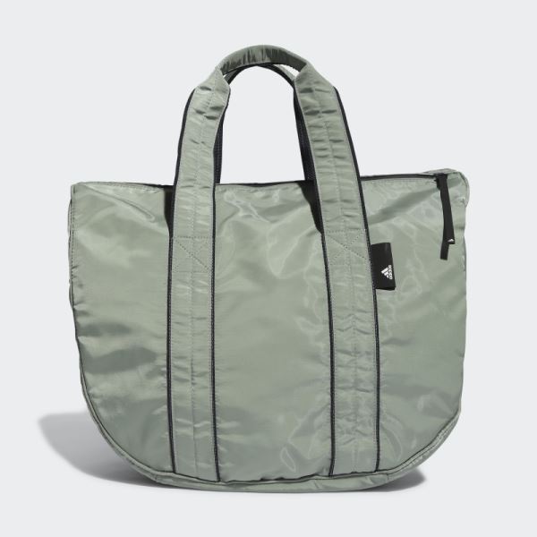 Studio Tote Shoulder Bag Adidas Silver Green