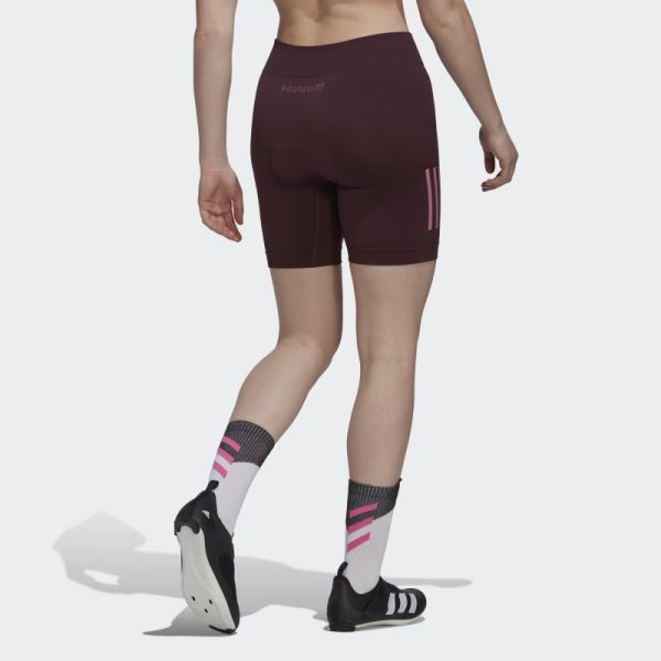 Maroon Adidas Indoor Cycling Shorts