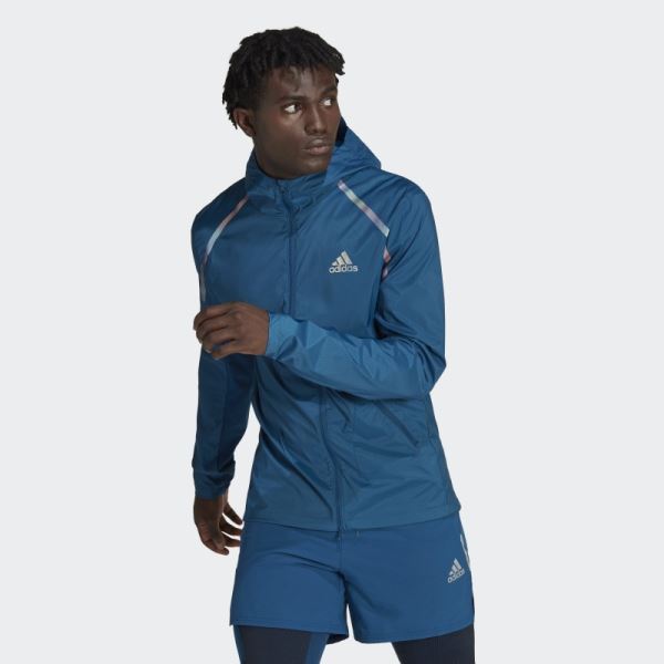 Adidas Marathon Jacket Marine