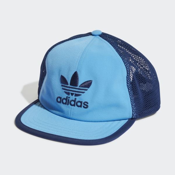 Blue Adidas Adicolor Archive Trucker Cap