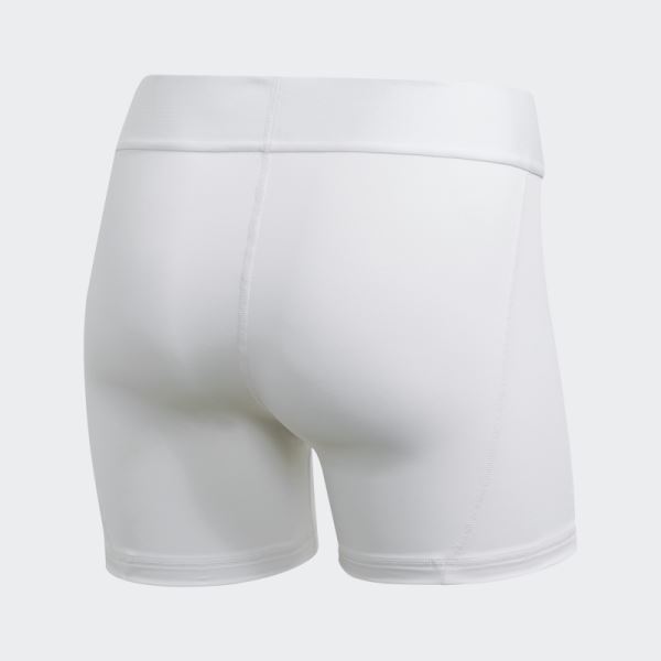 Adidas White Techfit Volleyball Shorts