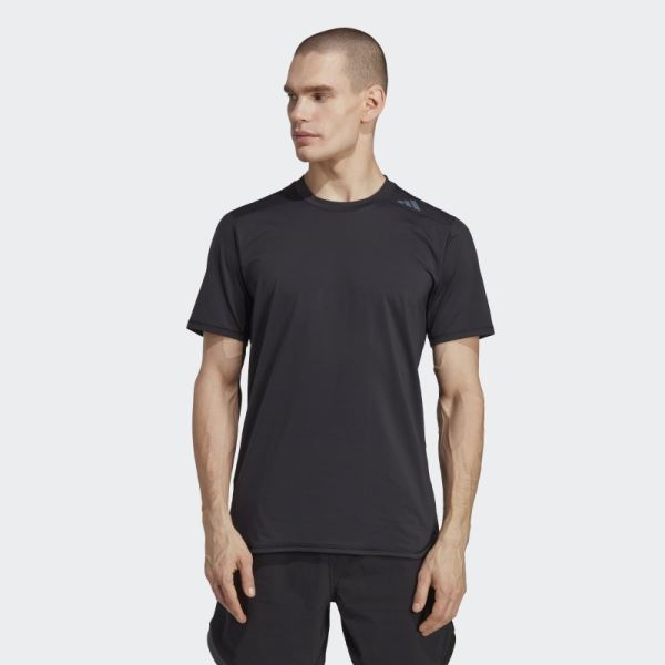 Adidas Black Designed for Training CORDURA Workout Tee