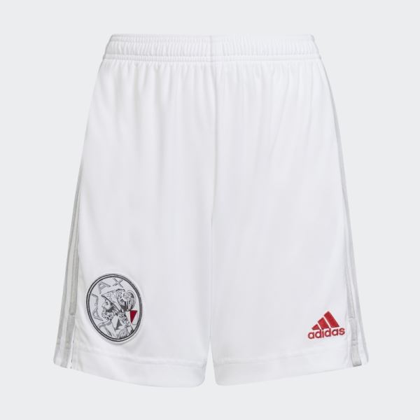 Ajax Amsterdam 21/22 Home Shorts Adidas White