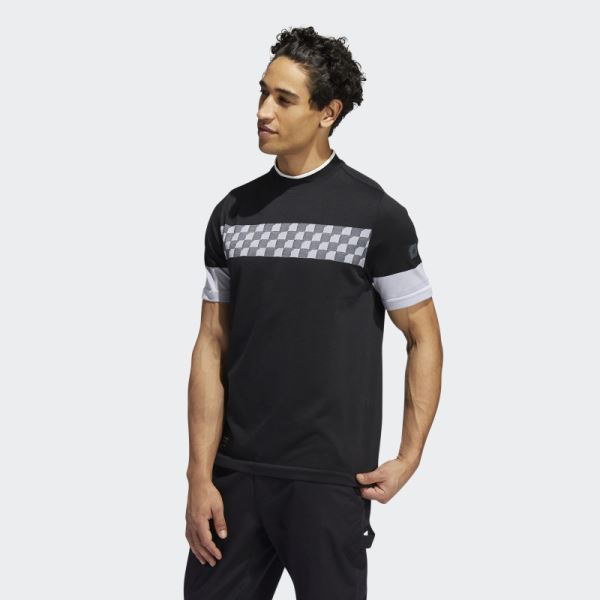 Adidas Adicross Checkered Polo Black