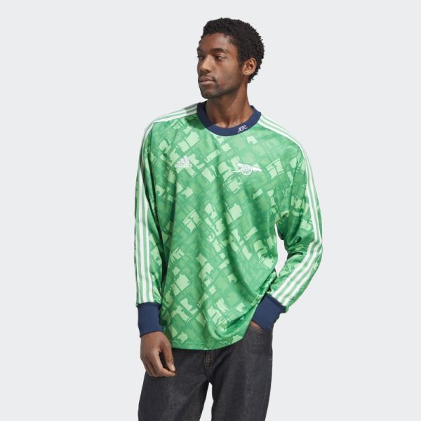 Green Adidas Arsenal Icon Goalkeeper Jersey