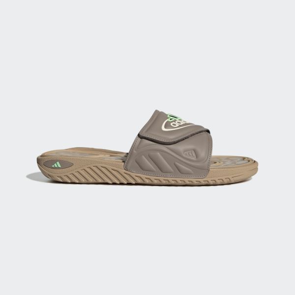 Adidas Chalky Brown Reptossage Slides