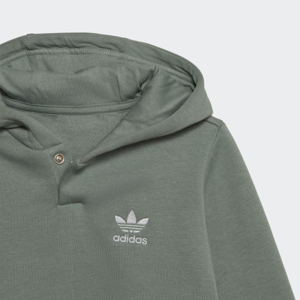 Adicolor Hoodie Set Adidas Silver Green