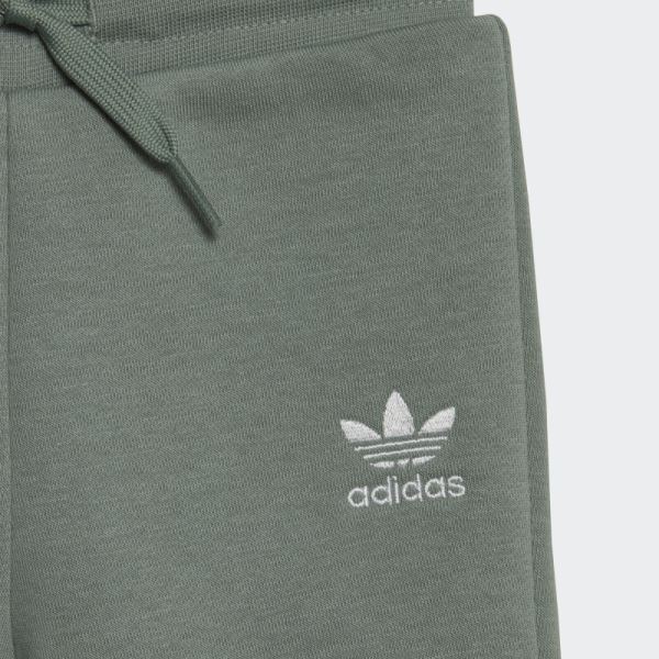 Adicolor Hoodie Set Adidas Silver Green