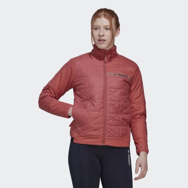 Adidas Red TERREX Multi Synthetic Insulated Jacket