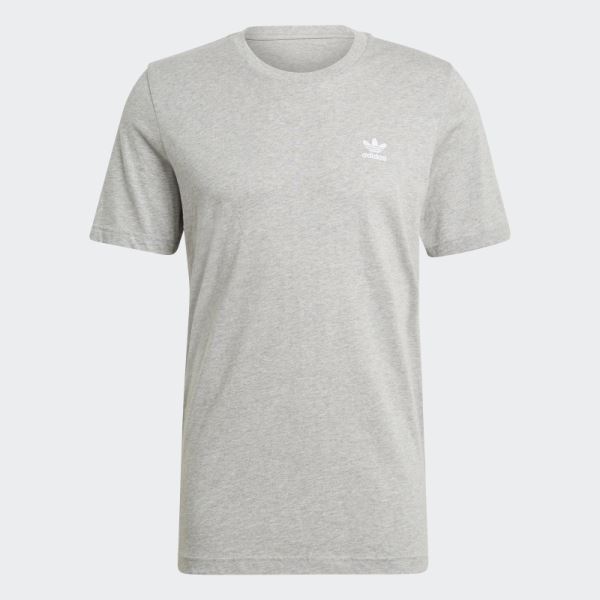 Adidas Medium Grey Adicolor Essentials Trefoil Tee