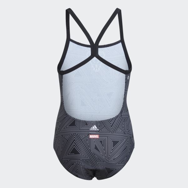 Black Marvel Black Panther Swimsuit Adidas