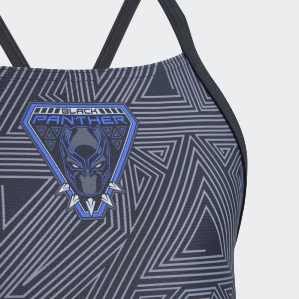 Black Marvel Black Panther Swimsuit Adidas