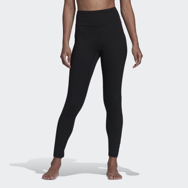 Yoga Essentials High-Waisted Leggings Adidas Black