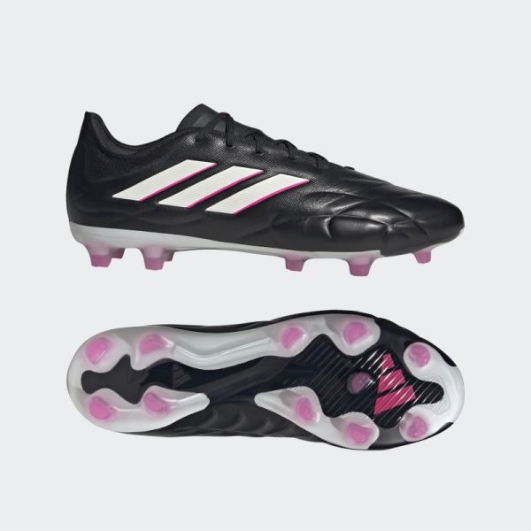 Black Adidas Copa Pure.2 Firm Ground Soccer Cleats