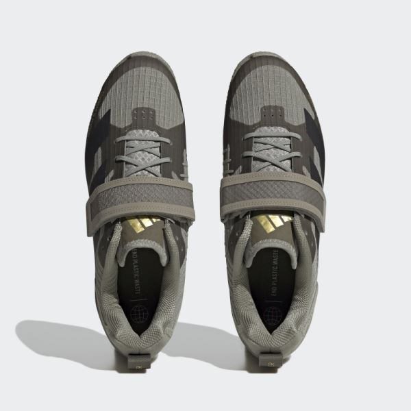 Silver Pebble Adidas Adipower Weightlifting 3 Shoes