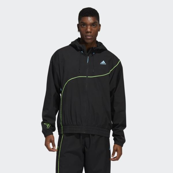 Black Trae Windbreaker Adidas