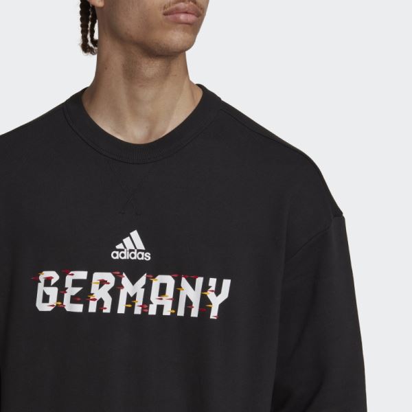 Black Adidas FIFA World Cup 2022 Germany Crew Sweatshirt