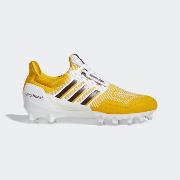 Colleg Gold Adidas Ultraboost Cleats