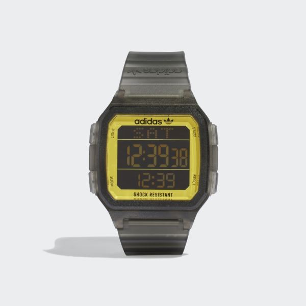 Graphite Digital One GMT R Watch Adidas