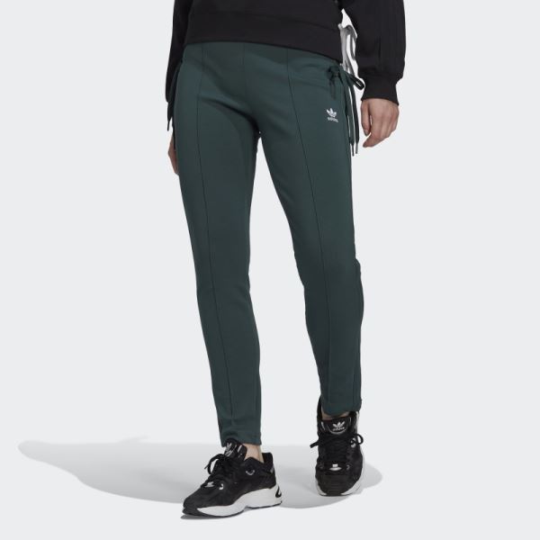 Always Original Laced Slim Pants Mineral Green Adidas