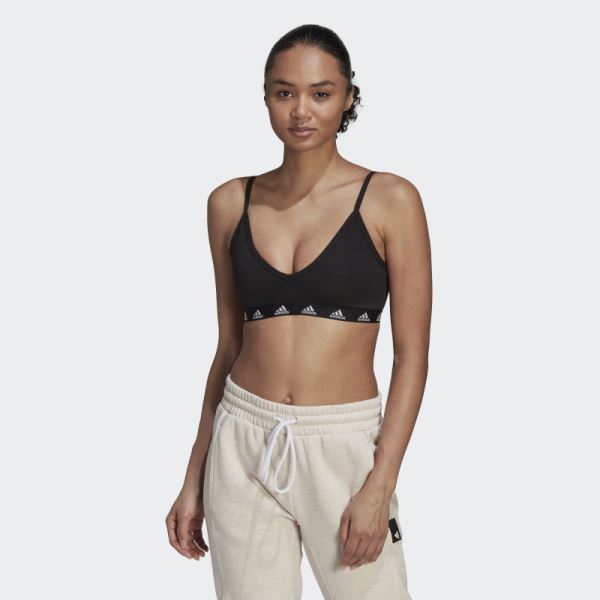 Adidas Purebare Light-Support Bra Black