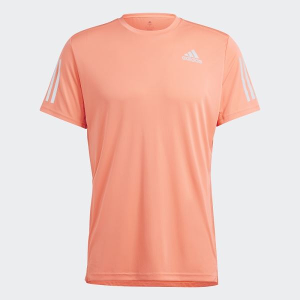 Own the Run Tee Coral Adidas