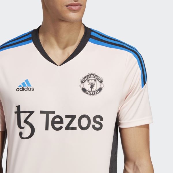 Manchester United Condivo 22 Training Jersey Adidas Icey Pink